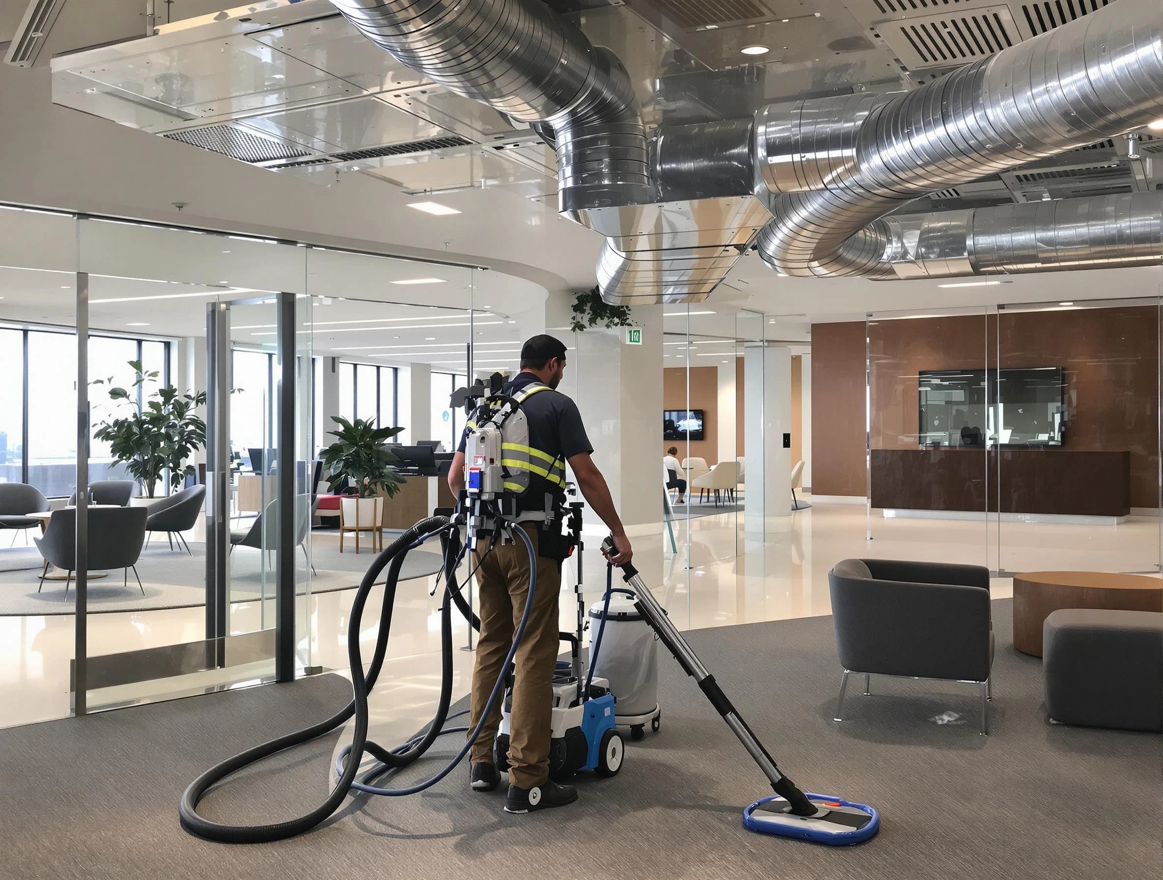 Commercial duct cleaning service by Covington Air Duct Cleaning in Covington