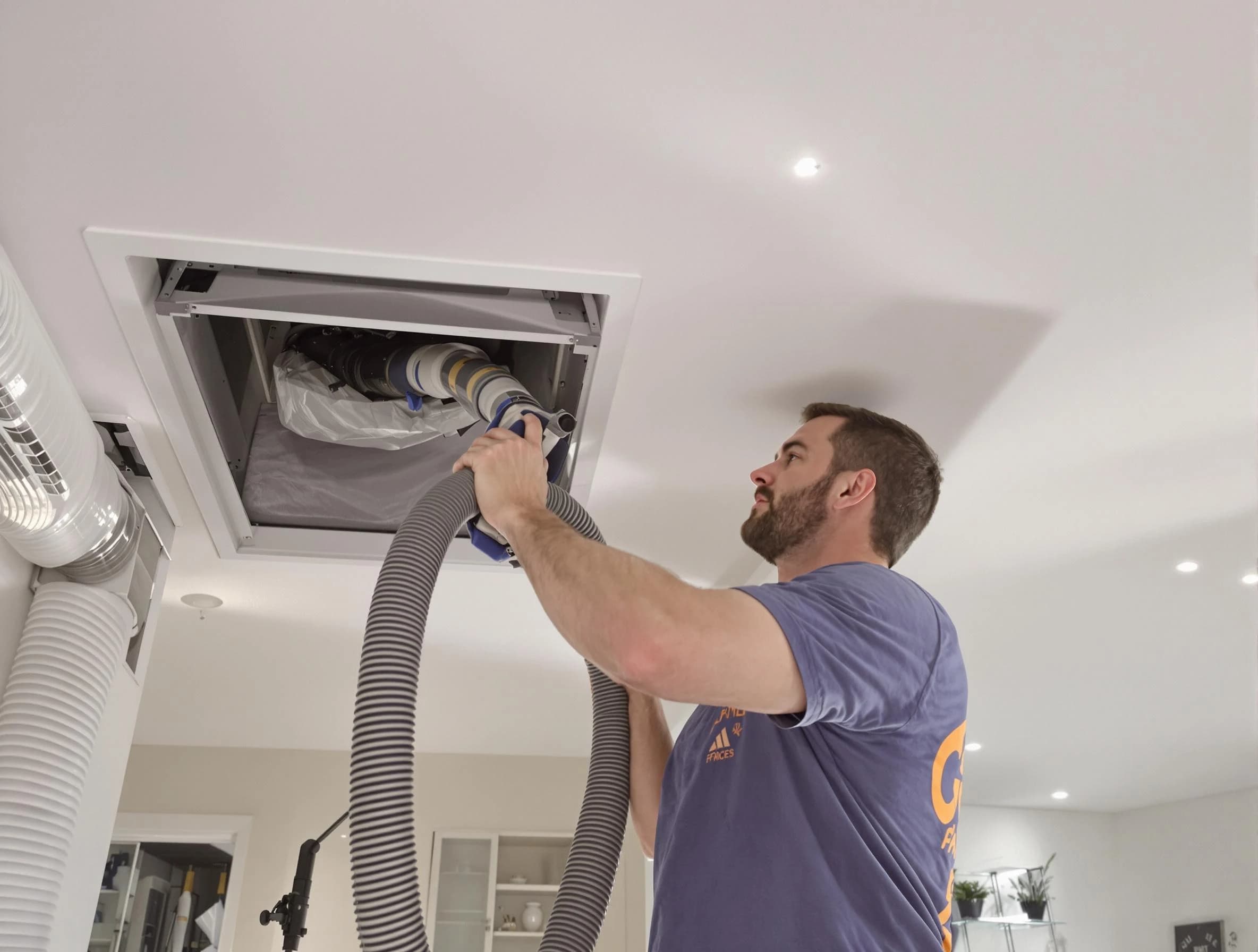 Precision indoor duct cleaning by Covington Air Duct Cleaning in Covington