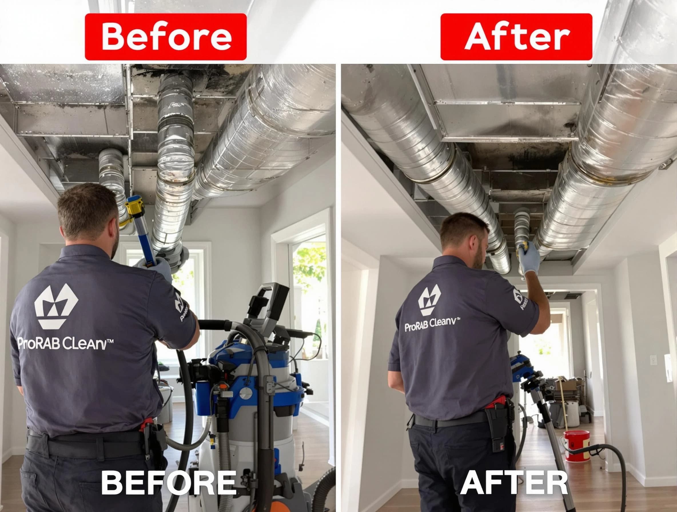 Covington Air Duct Cleaning expert performing thorough residential duct cleaning in a Covington home