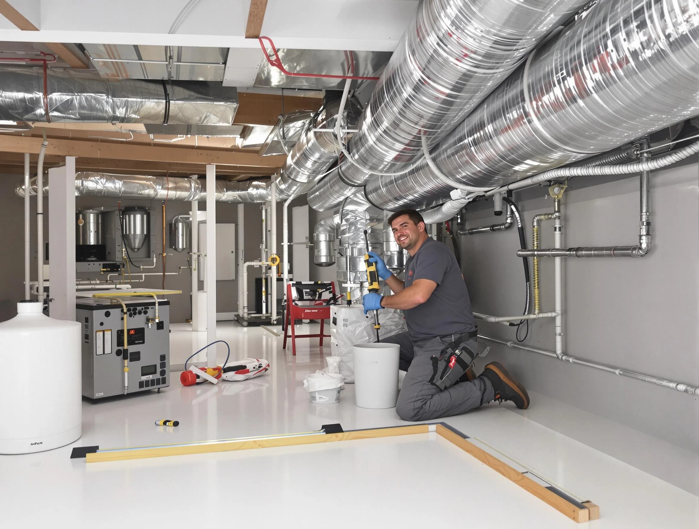 Professional duct sealing service by Covington Air Duct Cleaning in Covington