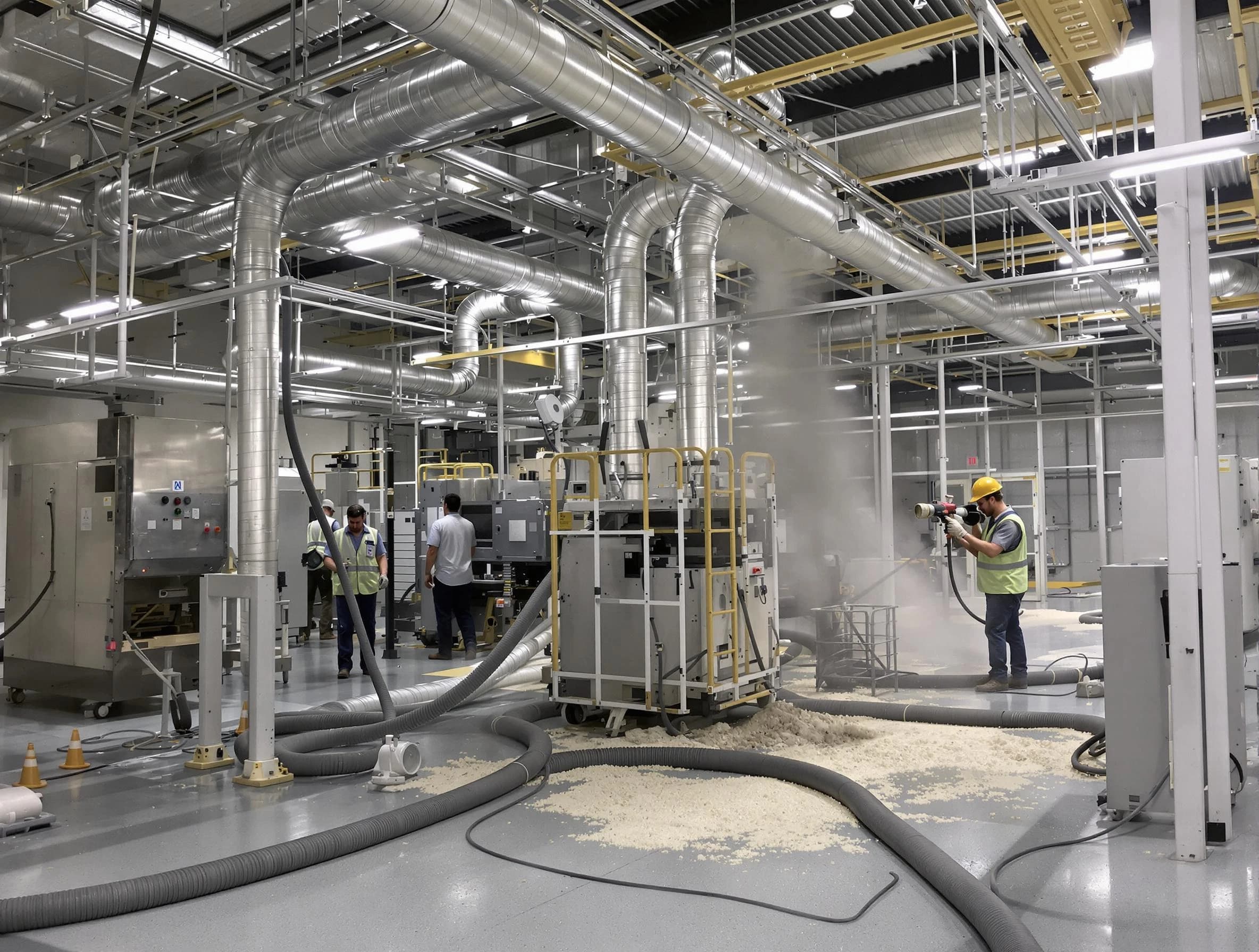 Heavy-duty industrial duct cleaning by Covington Air Duct Cleaning in Covington