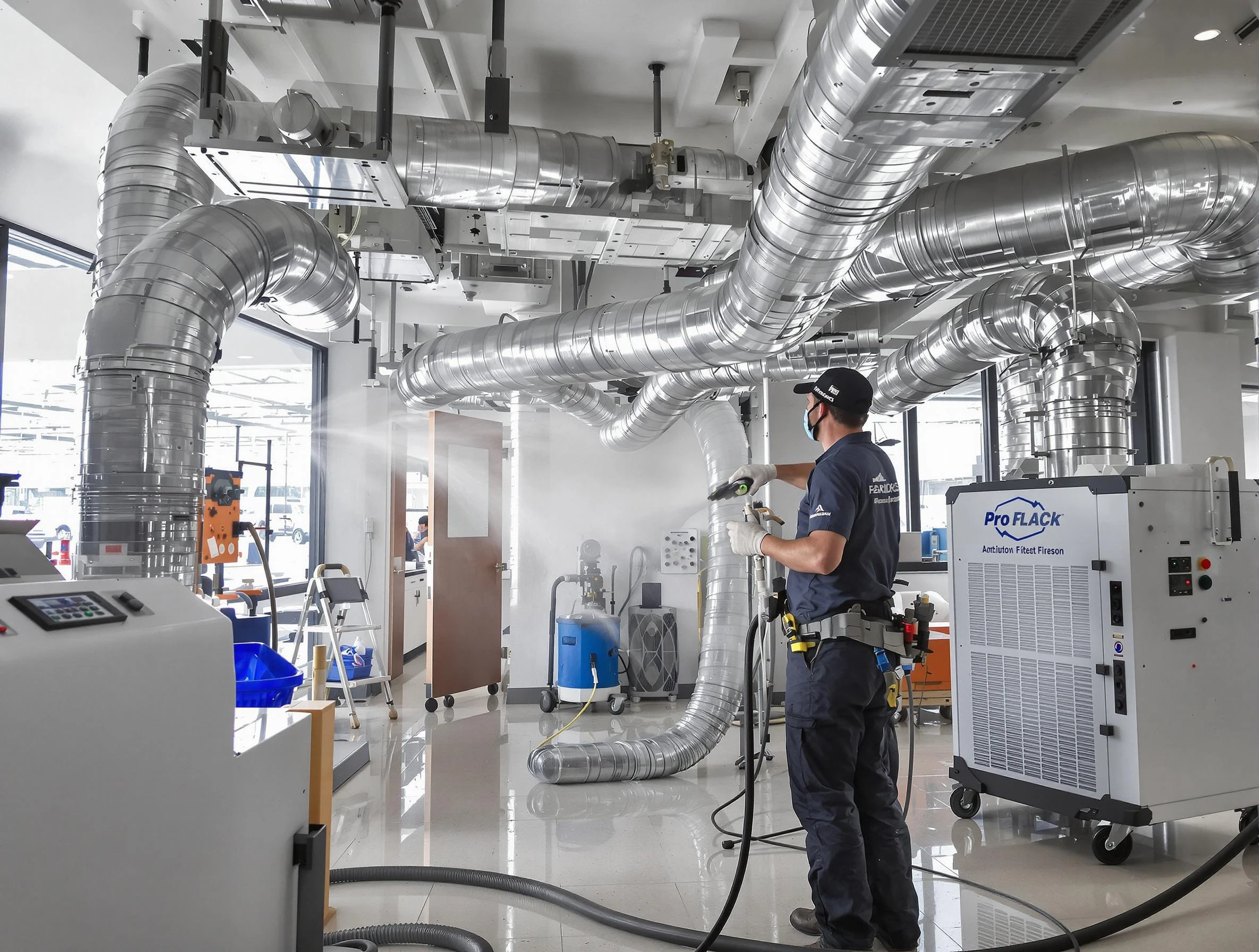 Negative Pressure Air Duct Cleaning in Covington