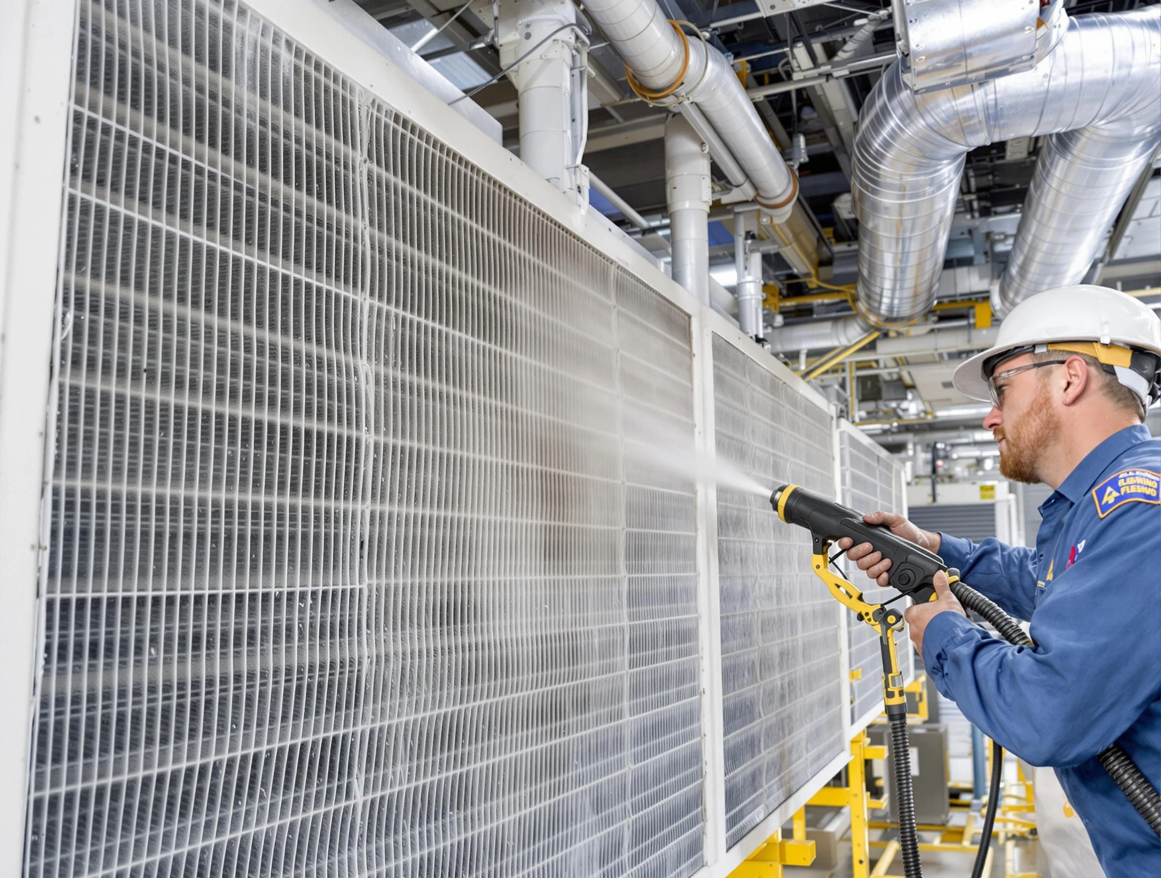 Professional commercial coil cleaning by Covington Air Duct Cleaning in Covington