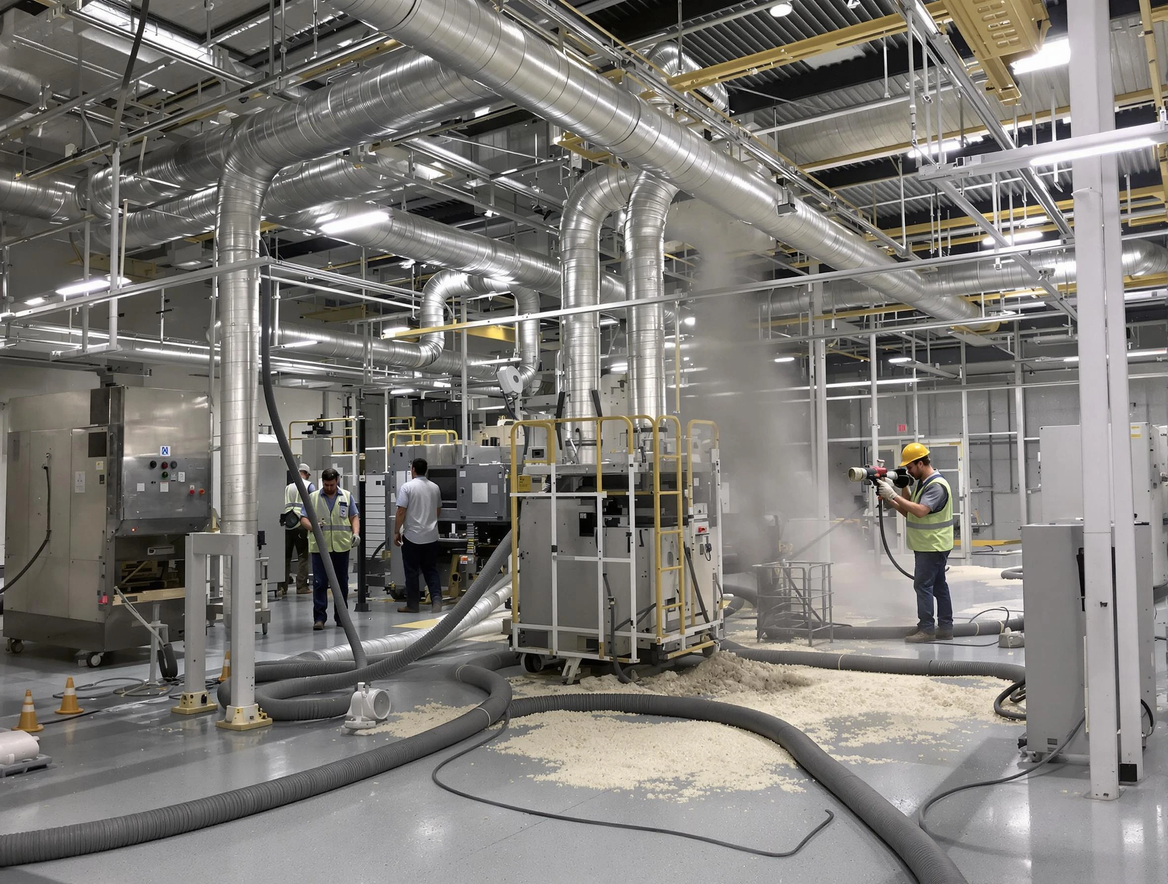 Heavy-duty industrial duct cleaning by Covington Air Duct Cleaning in Covington